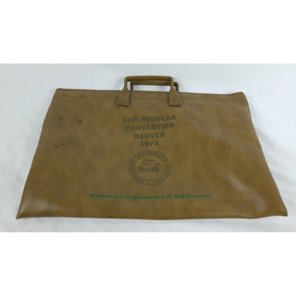 Rare Railroad Briefcase Attache Brotherhood of Maintenance of Way Employees 1974 - Picture 1 of 6